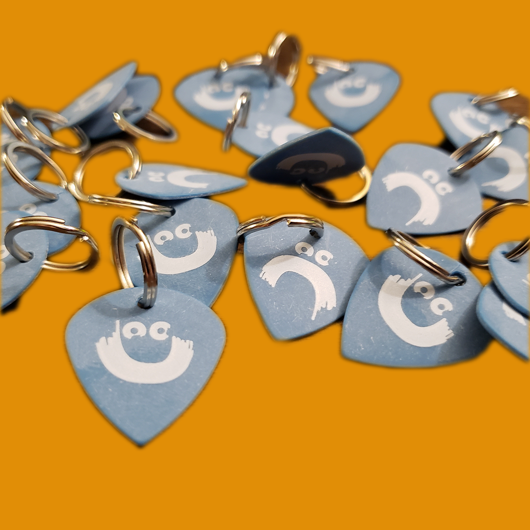 Guitar Pick Keychain