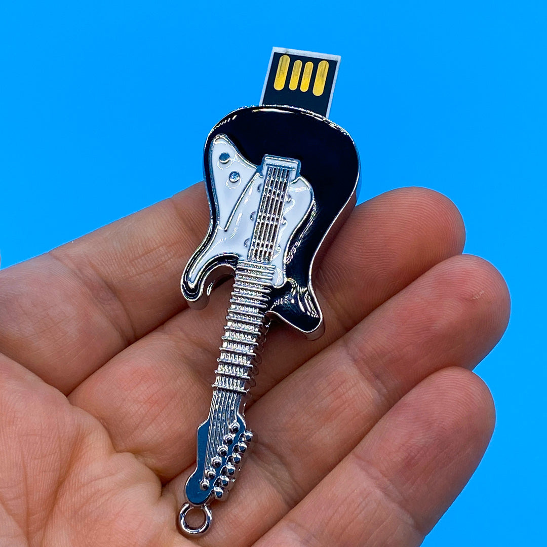 Guitar USB Flash Drive Keychain (Includes 6 Andrew Southworth Albums)