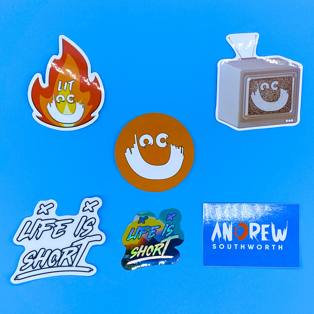 "Life Is Short" Without Stickers - Bundle