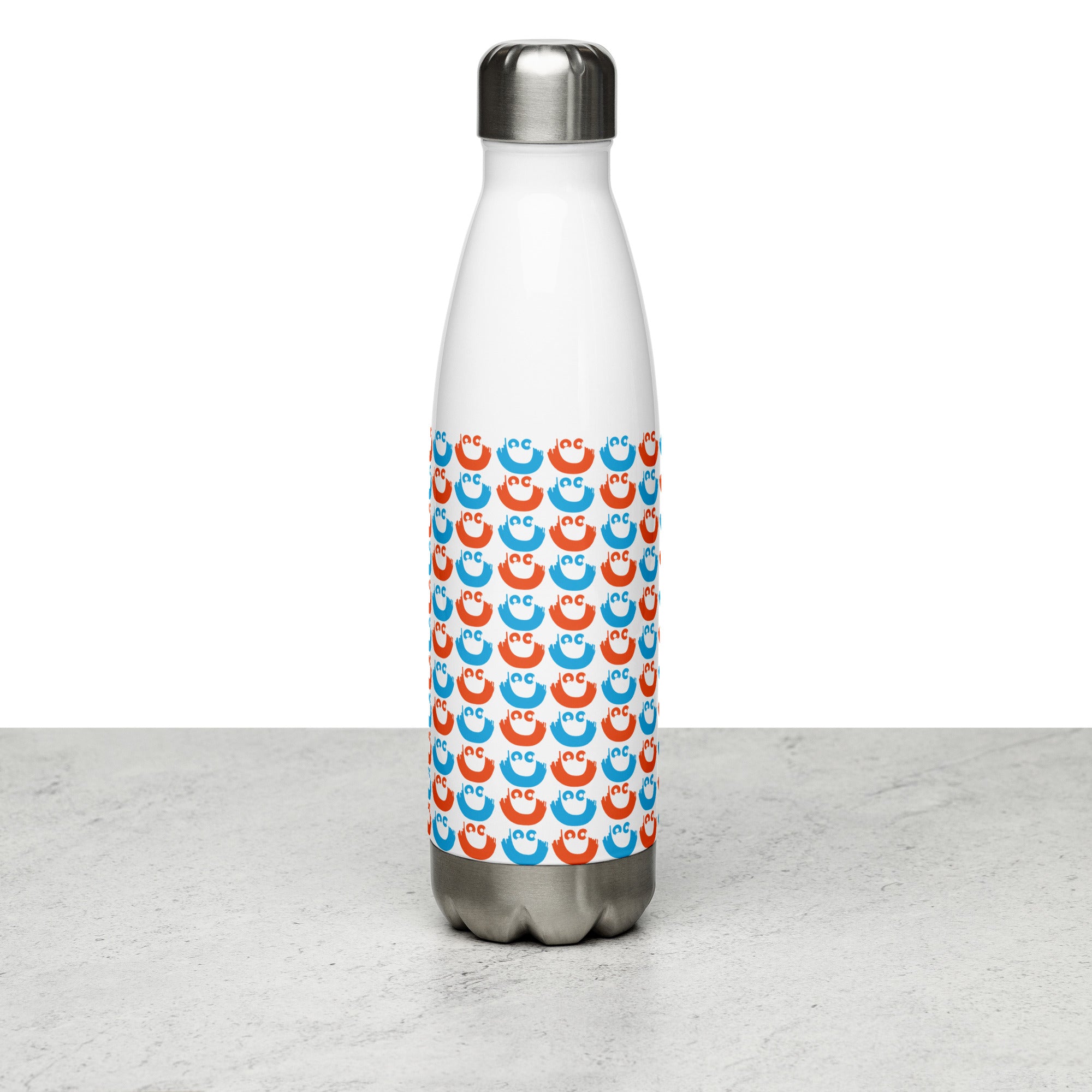 Smiley Pattern Water Bottle